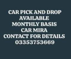 🚗 Monthly Pick & Drop Service