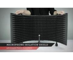 5-Panel Portable Vocal Isolation Shield