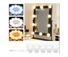 USB LED Vanity Mirror with Adjustable Lighting