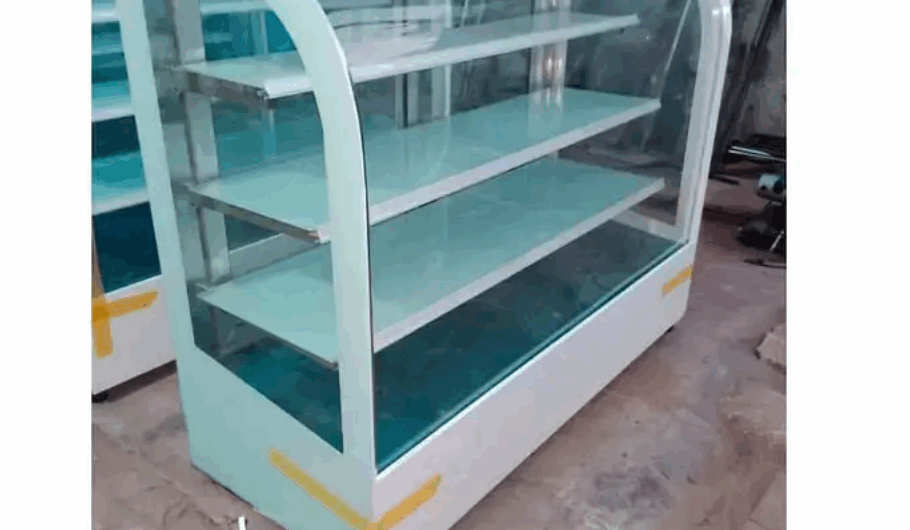 Bakery Showcase | Elegant Glass Display Counter for Cakes & Pastries