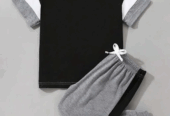 Kid’s Micro Plain Tracksuit – 2-Piece Set (For Boys)