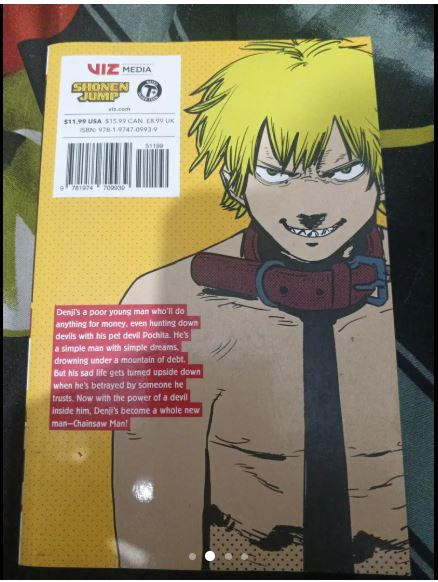 Chainsaw Man Manga Vol. 1 – US Edition by Tatsuki Fujimoto