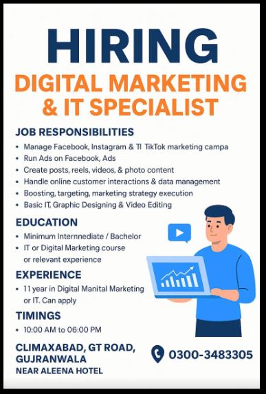 Hiring: Digital Marketing / Social Media Marketing / Product Sales