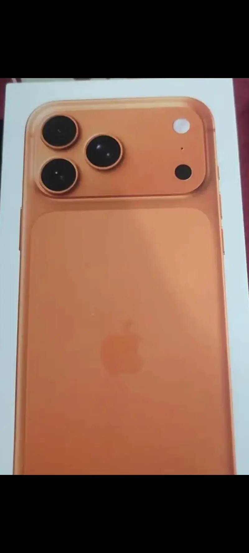 iPhone 17 Pro Max – 256GB | Cosmic Orange | Non-PTA | Open Box | 100% Battery Health